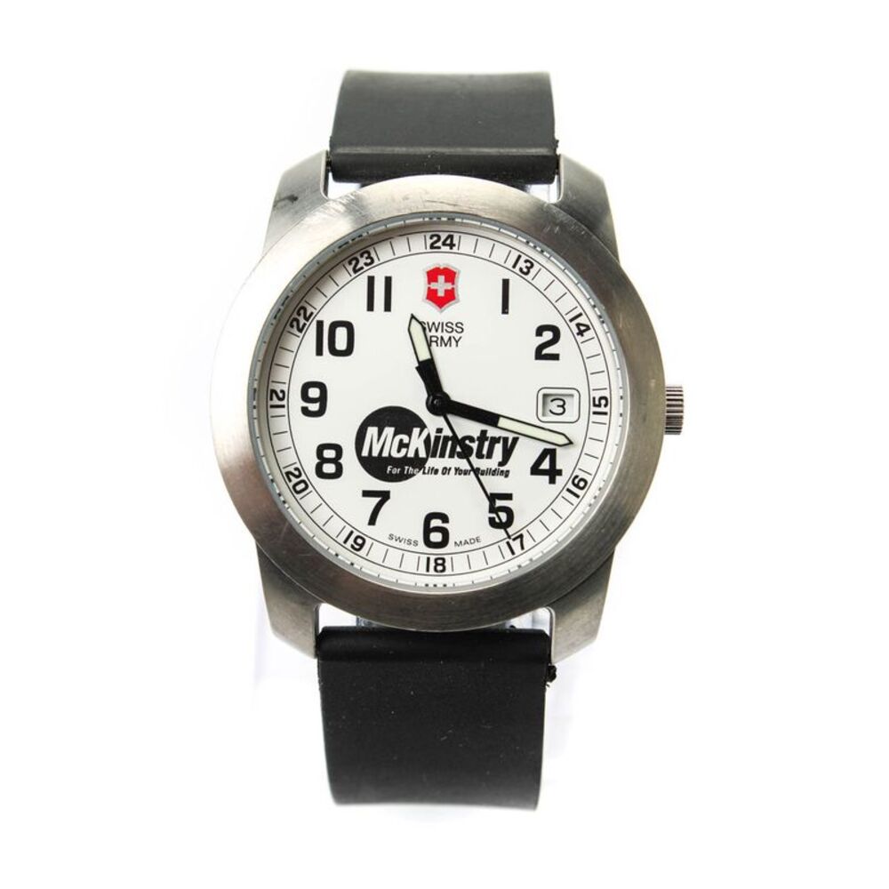 Victorinox Swiss Army Unisex Stainless Steel White Dial Quartz Watch 38.5mm